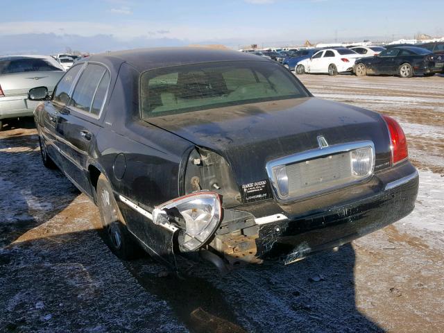 1LNHM85W07Y616825 - 2007 LINCOLN TOWN CAR S BLACK photo 3