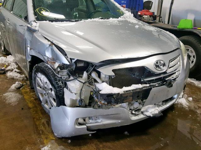 4T1BE46K37U520900 - 2007 TOYOTA CAMRY NEW SILVER photo 9