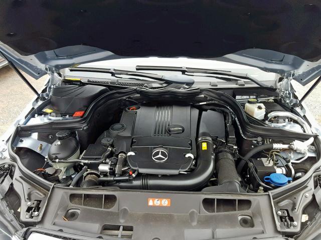 WDDGJ4HB1DG031592 - 2013 MERCEDES-BENZ C 250 BLUE photo 7