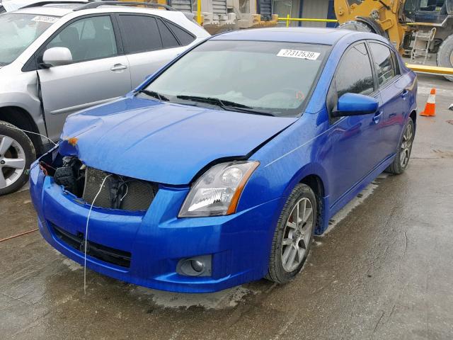 3N1BB61E19L622450 - 2009 NISSAN SENTRA SE- BLUE photo 2