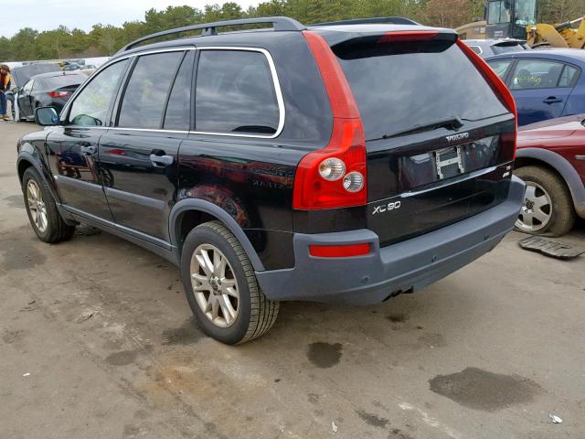 YV1CZ911151169633 - 2005 VOLVO XC90 T6 BLACK photo 3