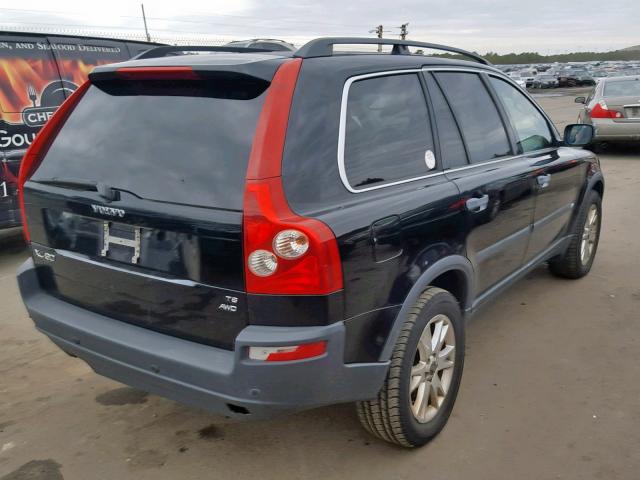 YV1CZ911151169633 - 2005 VOLVO XC90 T6 BLACK photo 4