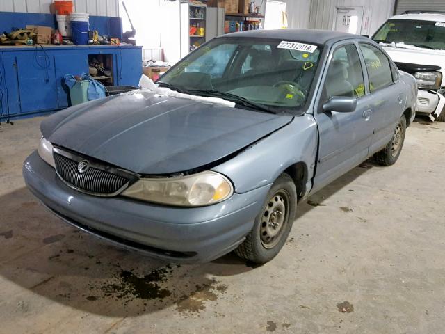 1MEFM6536YK606454 - 2000 MERCURY MYSTIQUE G GRAY photo 2