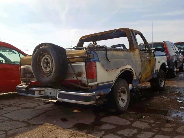 1FMEU15H0KLA90200 - 1989 FORD BRONCO U10 BLUE photo 4