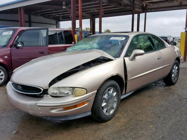 1G4GD2216W4708819 - 1998 BUICK RIVIERA BEIGE photo 2