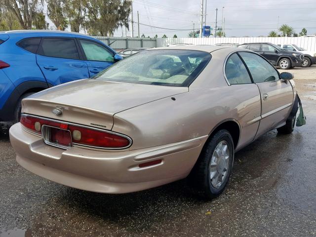 1G4GD2216W4708819 - 1998 BUICK RIVIERA BEIGE photo 4