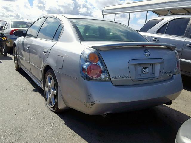 1N4BL11D84C190163 - 2004 NISSAN ALTIMA SE SILVER photo 3