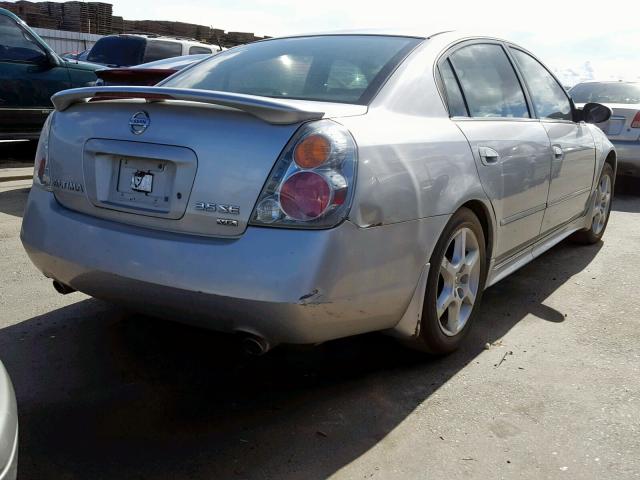 1N4BL11D84C190163 - 2004 NISSAN ALTIMA SE SILVER photo 4