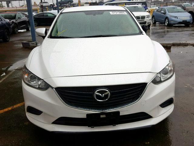 JM1GJ1U58G1469137 - 2016 MAZDA 6 SPORT WHITE photo 10