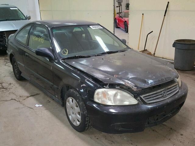 1HGEJ6121XL054097 - 1999 HONDA CIVIC DX BLACK photo 1