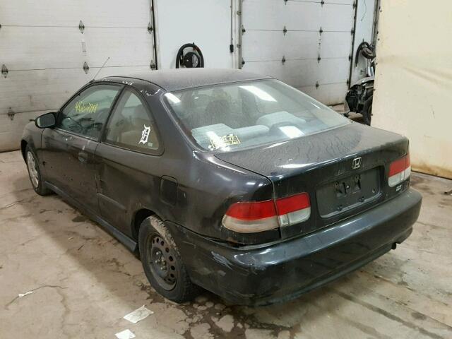 1HGEJ6121XL054097 - 1999 HONDA CIVIC DX BLACK photo 3