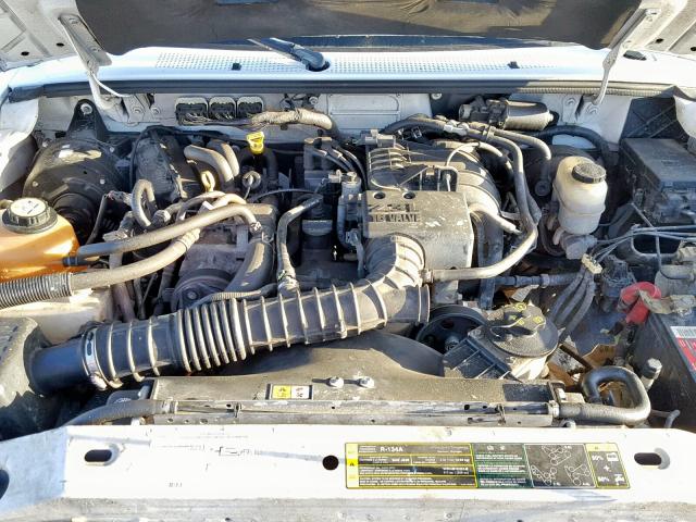 1FTYR10D57PA96260 - 2007 FORD RANGER WHITE photo 7