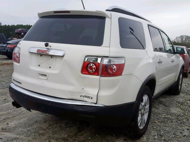 1GKEV13717J163495 - 2007 GMC ACADIA SLE WHITE photo 4