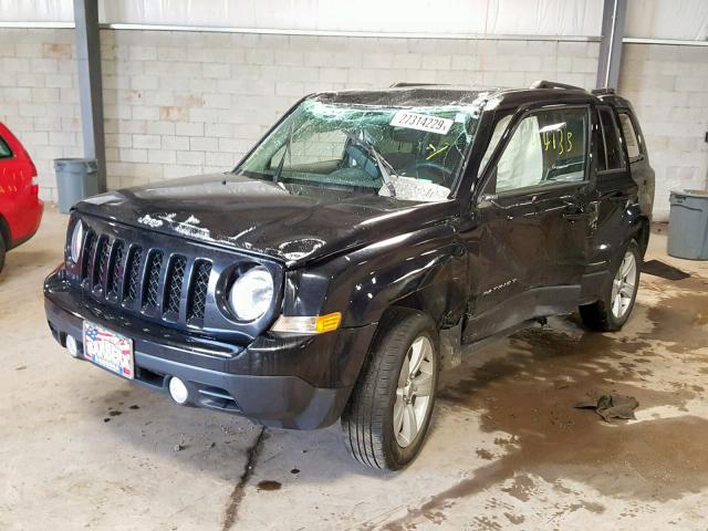 1C4NJRFB0ED788844 - 2014 JEEP PATRIOT LA BLACK photo 2