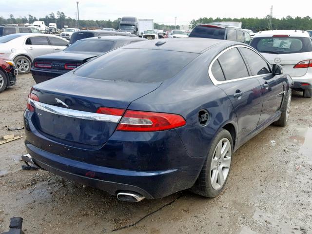 SAJWA05B69HR43737 - 2009 JAGUAR XF LUXURY BLUE photo 4