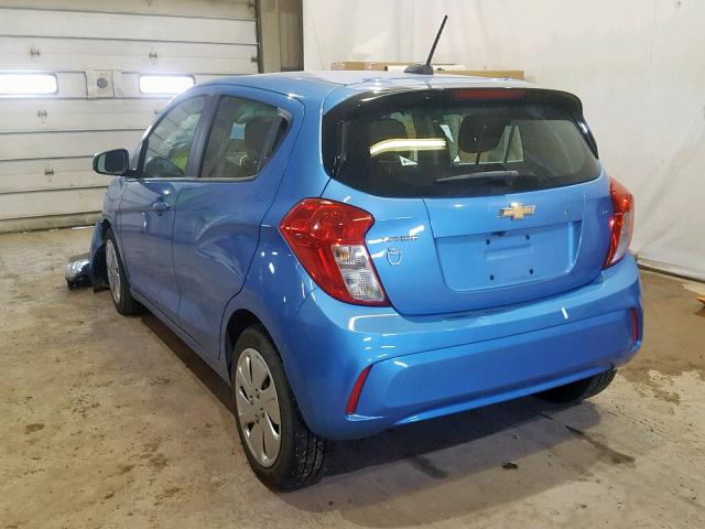 KL8CB6SA8GC612769 - 2016 CHEVROLET SPARK LS BLUE photo 3