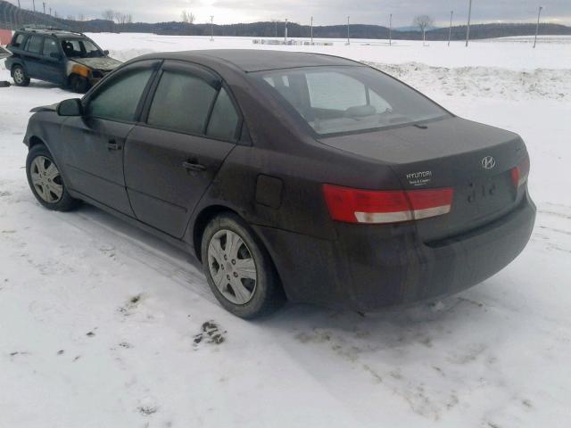 KMHET46C36A135302 - 2006 HYUNDAI SONATA GL TAN photo 3