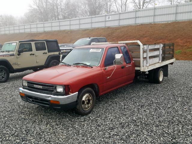 JT4RN93S9K0013021 - 1989 TOYOTA PICKUP 1/2 RED photo 2