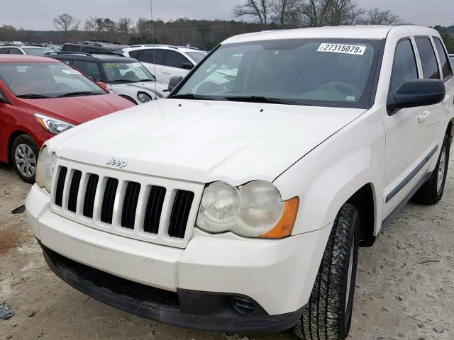 1J8GS48K08C224684 - 2008 JEEP GRAND CHER WHITE photo 2