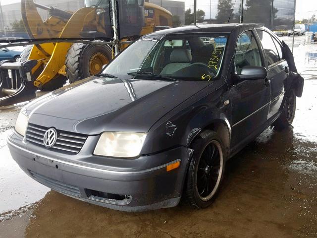 3VWRA69M25M035377 - 2005 VOLKSWAGEN JETTA GL CHARCOAL photo 2