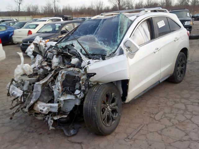 5J8TB4H5XHL000890 - 2017 ACURA RDX TECHNO WHITE photo 2