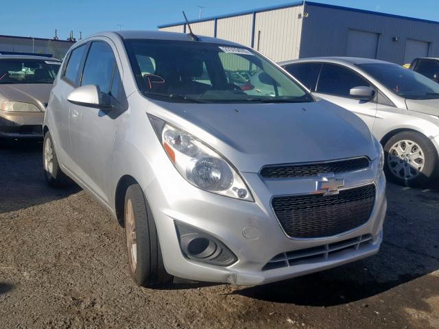 KL8CD6S94EC406748 - 2014 CHEVROLET SPARK 1LT SILVER photo 1