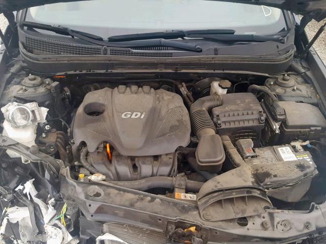 5NPEB4AC5EH908499 - 2014 HYUNDAI SONATA GLS BLUE photo 7