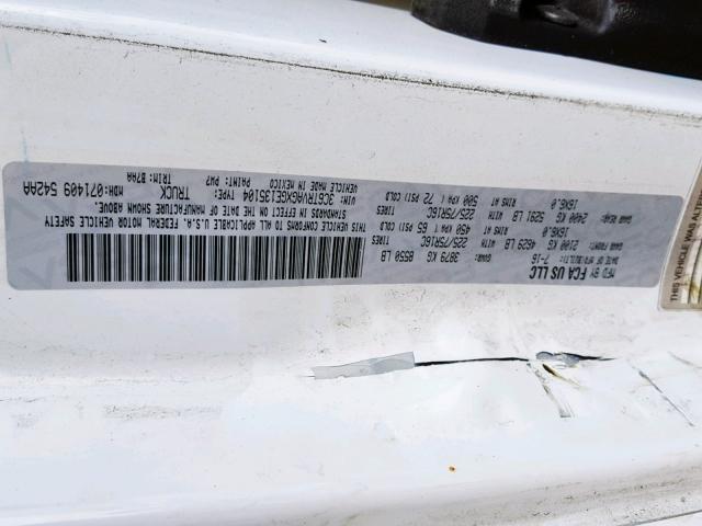 3C6TRVAGXGE135104 - 2016 RAM PROMASTER 白色 照片 10