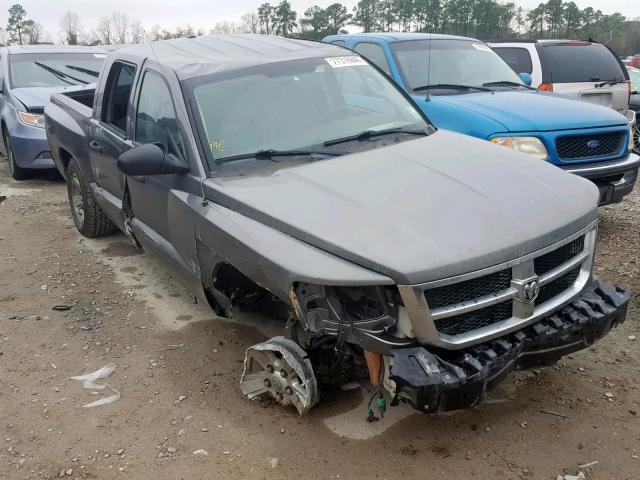 1D7HE48N28S505930 - 2008 DODGE DAKOTA QUA CHARCOAL photo 1