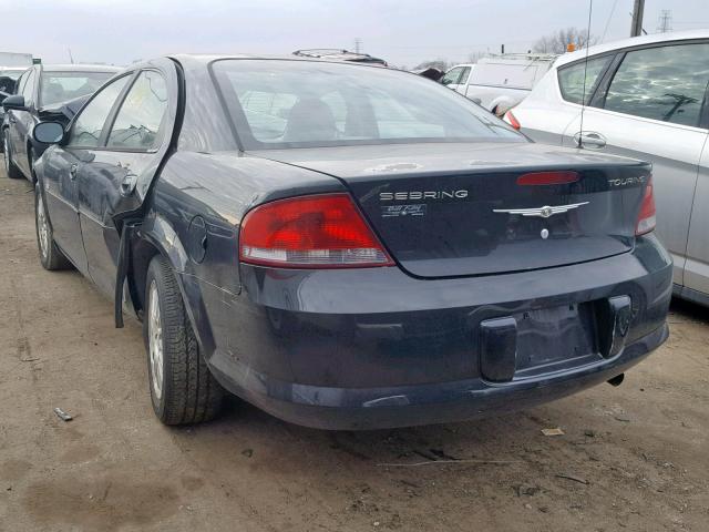 1C3AL56R75N551930 - 2005 CHRYSLER SEBRING TO BLACK photo 3