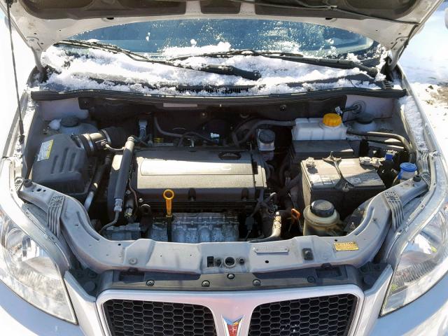 KL2TD66E59B672440 - 2009 PONTIAC G3 SILVER photo 7