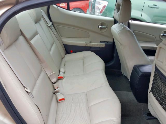 2G2WS522541285387 - 2004 PONTIAC GRAND PRIX TAN photo 6