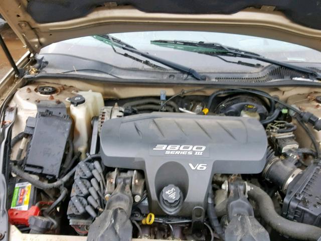 2G2WS522541285387 - 2004 PONTIAC GRAND PRIX TAN photo 7