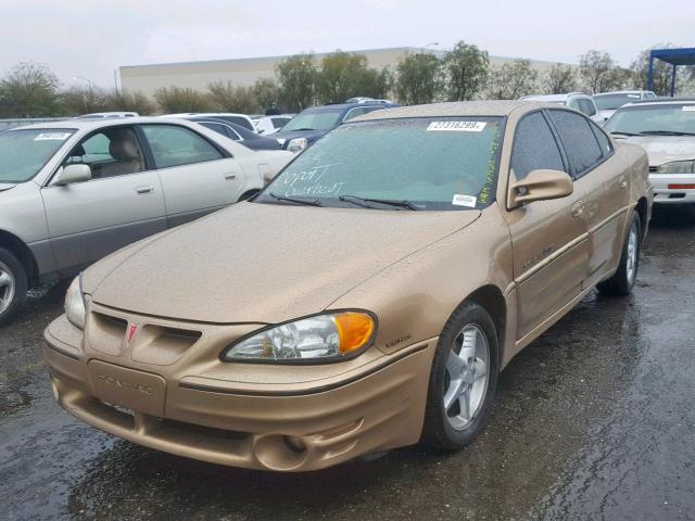 1G2NW52E7XM806497 - 1999 PONTIAC GRAND AM G GOLD photo 2