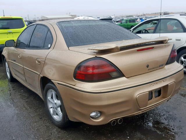 1G2NW52E7XM806497 - 1999 PONTIAC GRAND AM G GOLD photo 3