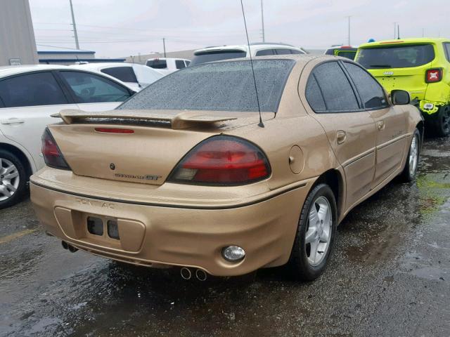 1G2NW52E7XM806497 - 1999 PONTIAC GRAND AM G GOLD photo 4