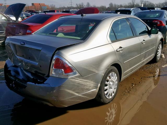 3FAHP06Z48R185398 - 2008 FORD FUSION S GRAY photo 4