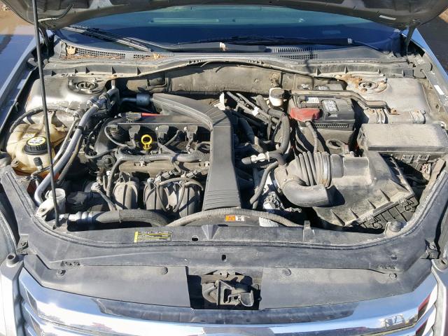 3FAHP06Z48R185398 - 2008 FORD FUSION S GRAY photo 7