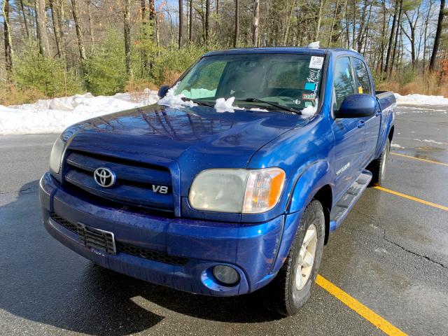 5TBDT48165S483732 - 2005 TOYOTA TUNDRA DOU BLUE photo 1