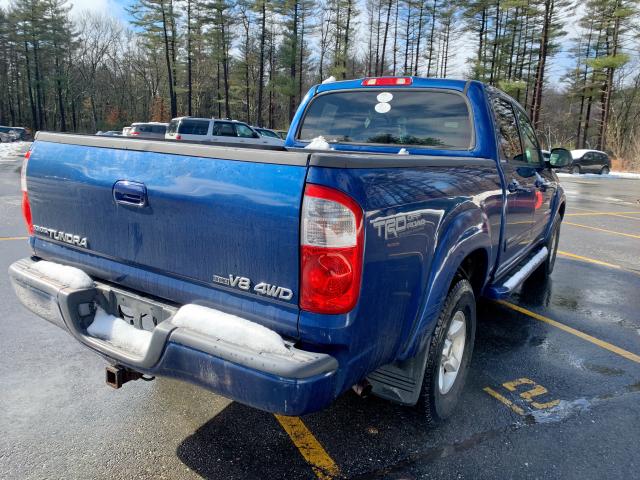 5TBDT48165S483732 - 2005 TOYOTA TUNDRA DOU BLUE photo 3