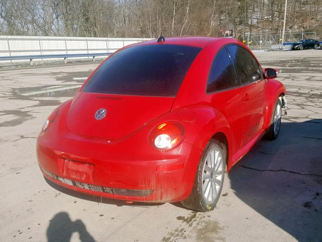 3VWRW31C28M526815 - 2008 VOLKSWAGEN NEW BEETLE Rot Foto 4