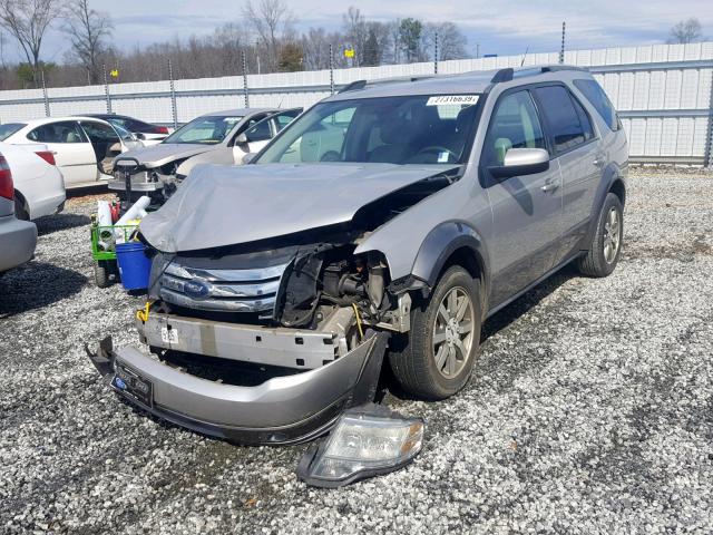 1FMDK05W18GA21947 - 2008 FORD TAURUS X S SILVER photo 2