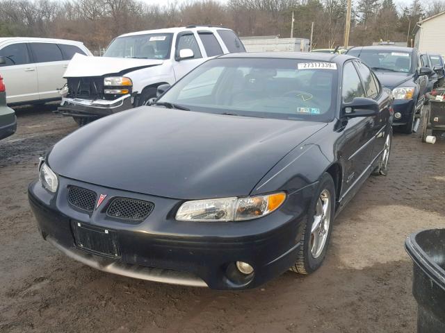 1G2WR52122F262089 - 2002 PONTIAC GRAND PRIX BLACK photo 2