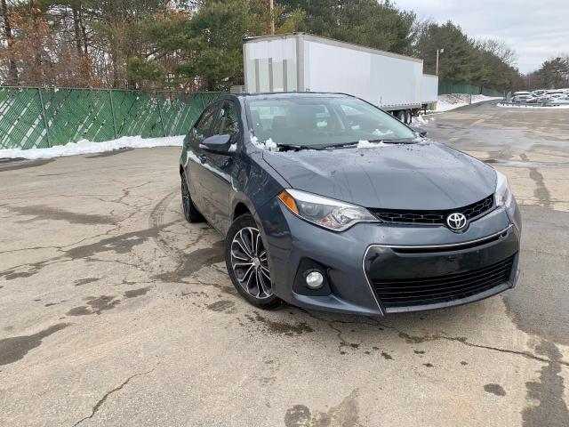 2T1BURHE7EC027114 - 2014 TOYOTA COROLLA L GRAY photo 2