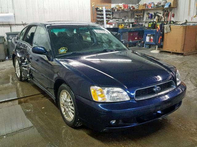 4S3BE635237214939 - 2003 SUBARU LEGACY L BLUE photo 1