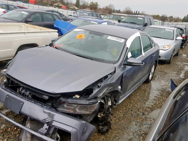 1VWAT7A35GC028718 - 2016 VOLKSWAGEN PASSAT S GRAY photo 2