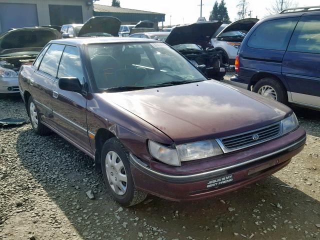 4S3BC6323N6622225 - 1992 SUBARU LEGACY L A BURGUNDY photo 1