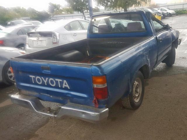 4TARN81A8RZ236415 - 1994 TOYOTA PICKUP 1/2 BLUE photo 4