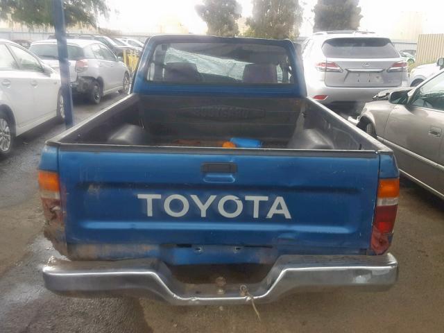 4TARN81A8RZ236415 - 1994 TOYOTA PICKUP 1/2 BLUE photo 6