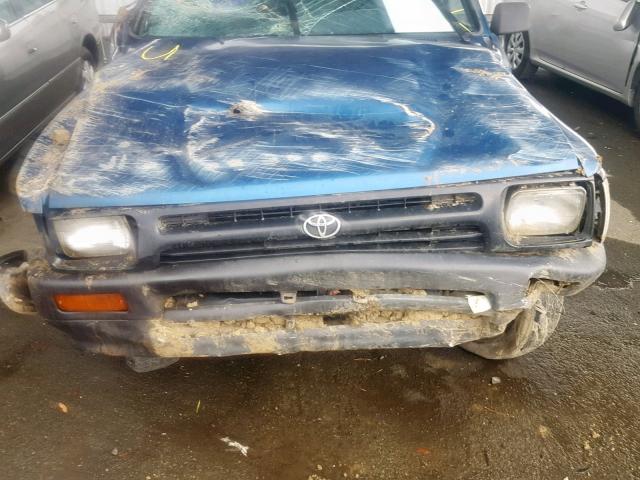 4TARN81A8RZ236415 - 1994 TOYOTA PICKUP 1/2 BLUE photo 7